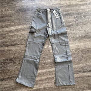 Steel Gray Cargo Pants